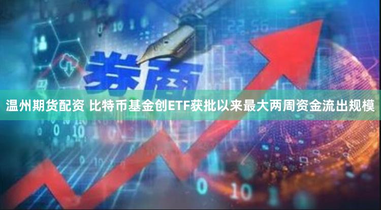 温州期货配资 比特币基金创ETF获批以来最大两周资金流出规模
