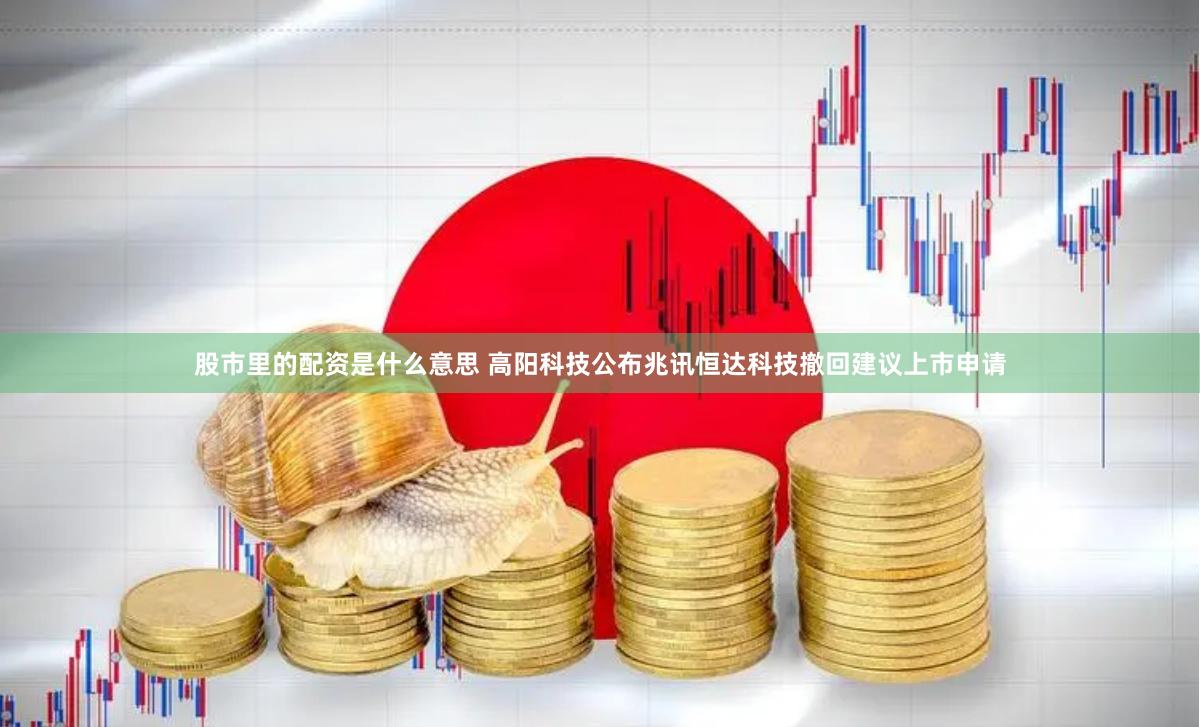 股市里的配资是什么意思 高阳科技公布兆讯恒达科技撤回建议上市申请